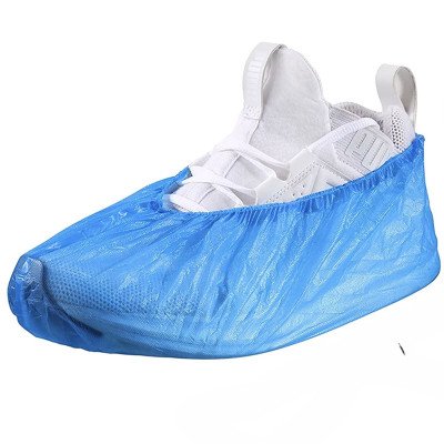 Surchaussures en PE bleu 100 pièces