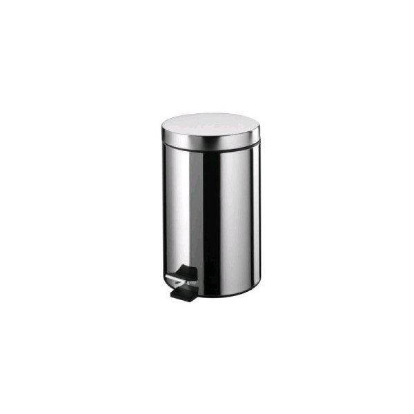 Poubelle à pédale 3L inox