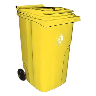 Conteneur à déchets 2 roues 240 litres tri sélectif