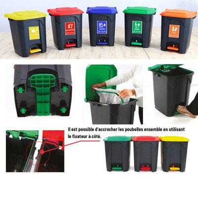 POUBELLE 30L TRI-SELECTIF POUBELLE 30L TRI-SELECTIF
