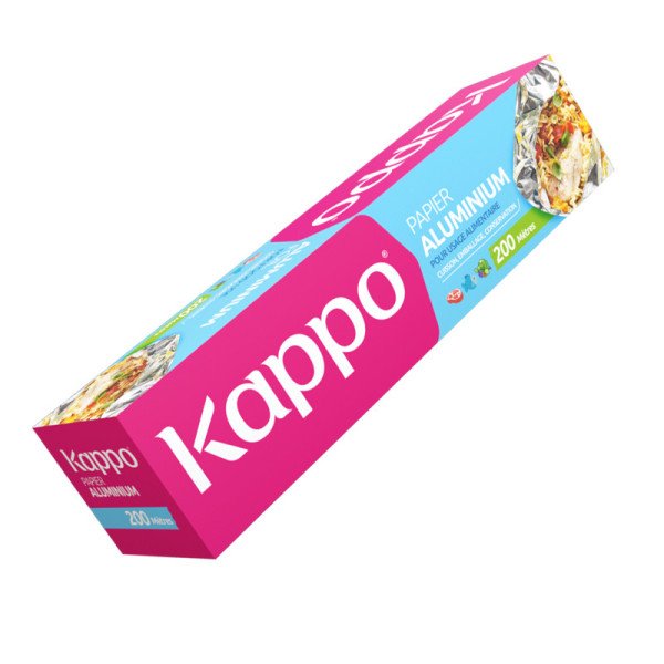 Rouleau papier aluminium 200M KAPPO