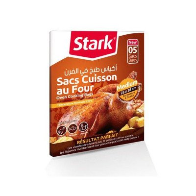 5 SACS CUISSON AU FOUR STARK MEDIUM 25X38CM