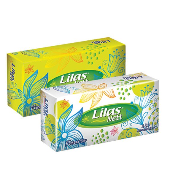 Lilas Distributeur de 150 papiers mouchoirs