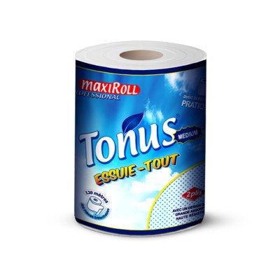 Essuie-tout Tonus MaxiRoll Professional 120 mètres 500 feuilles