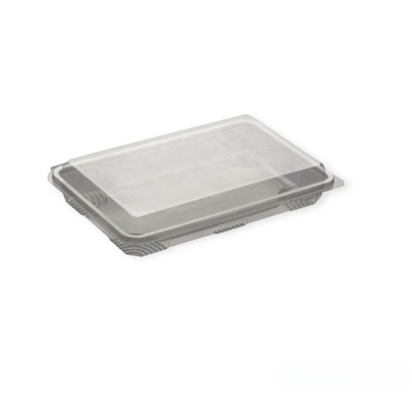 Barquette Baklawa + couvercle en plastique transparente 500 ml