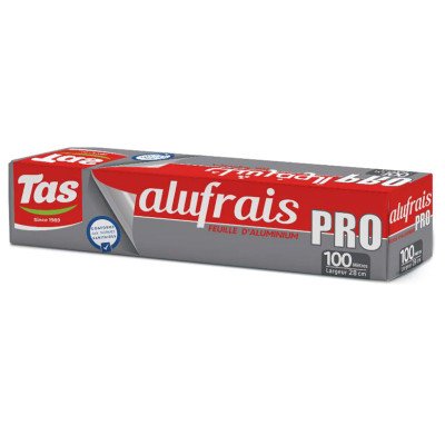 Rouleau papier aluminium 100M ALUFRAIS PRO