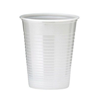LOT DE 100 GOBELETS EN PALSTIQUE 18CL TRANSAPRENT