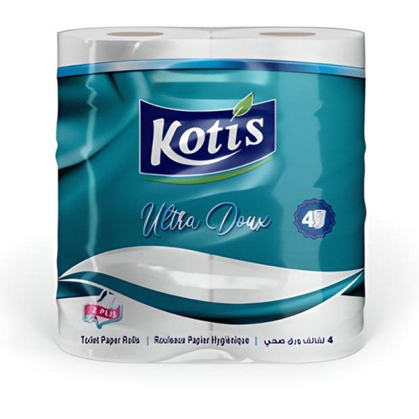 Papier Hygiénique de 4 KOTIS PLUS blanc